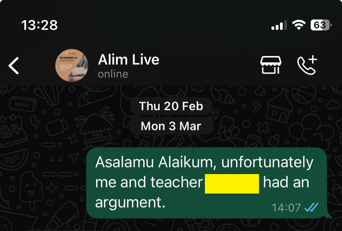 leaving alimlive